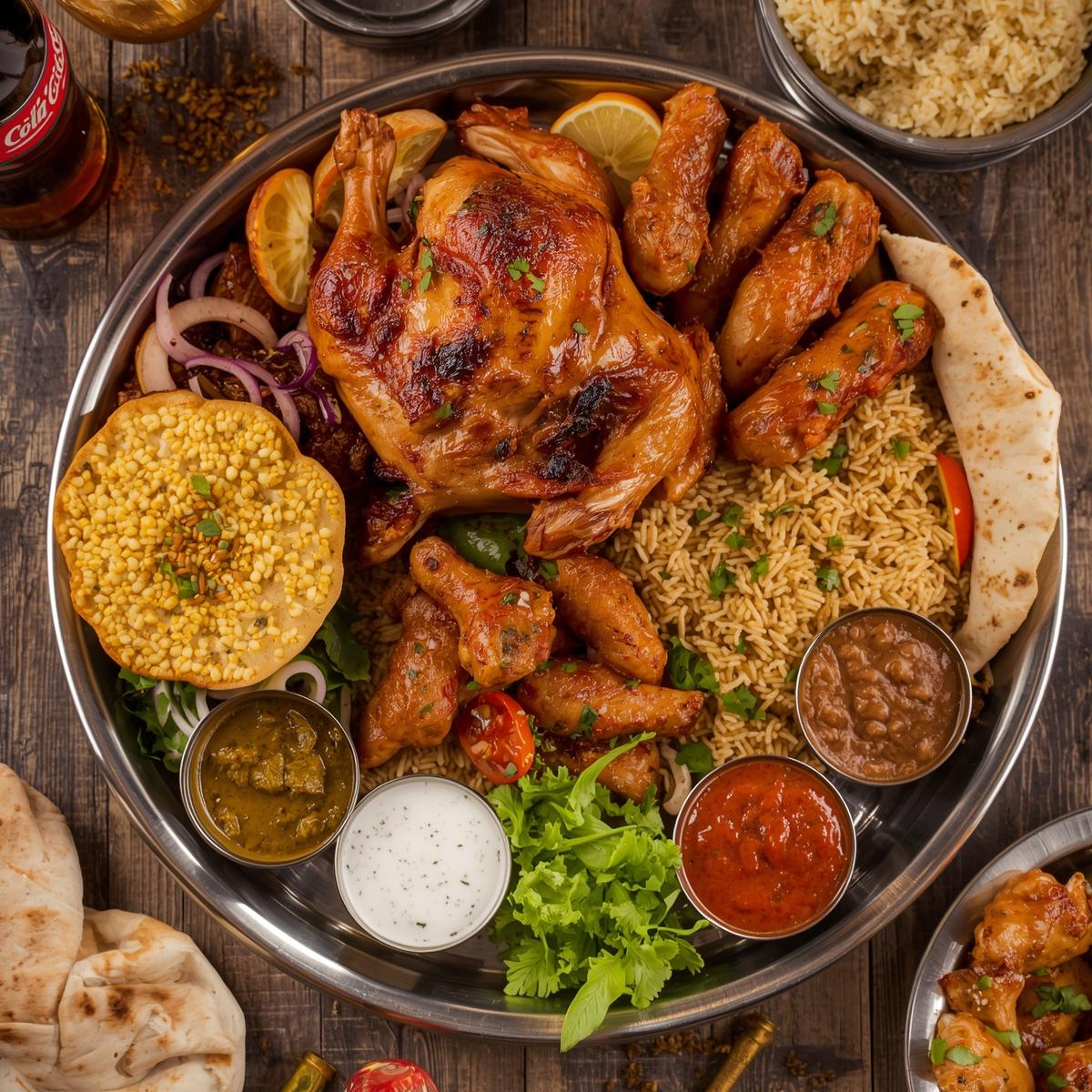 Arabic Mandi Platter (2 Person) 🍗🍖 - Image 2