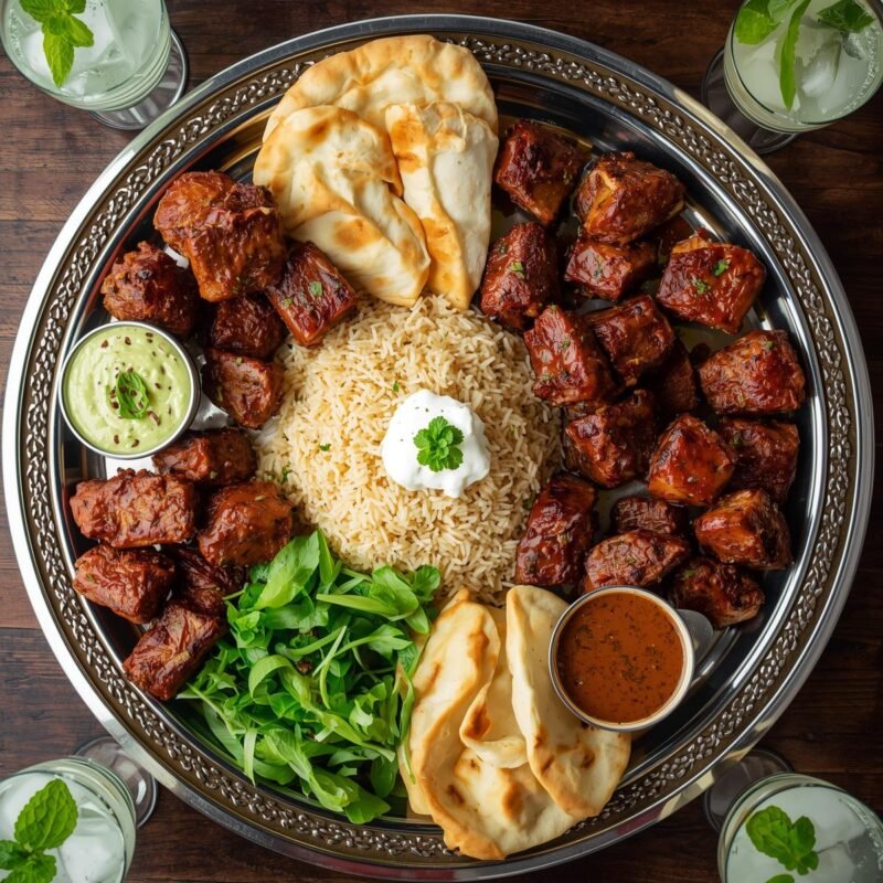 Arabic Mandi Mutton Platter (6 Person) 🥩🍖 – Al-Burooj Hotel & Restaurant