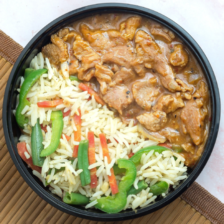 Beef Chilli Dry with Rice🌶️🥩