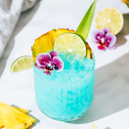 Blue Colada Mocktail