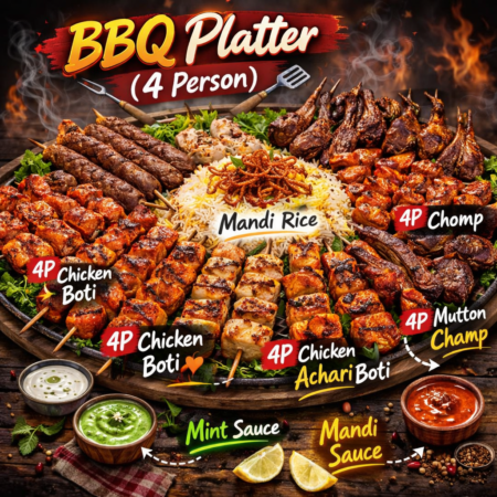 BBQ Platter (4 Person) 🍖🔥