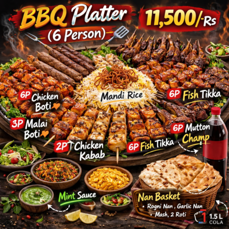 BBQ Platter (6 Person) 🍖🔥