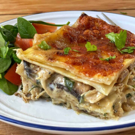 Chicken Mushroom Lasagna 🍝🍄🍗