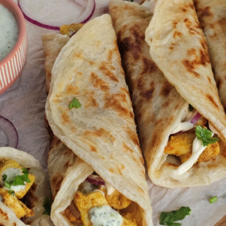 Chicken Roll Paratha