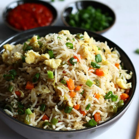 Egg Fried Rice 🥚🍚🌿