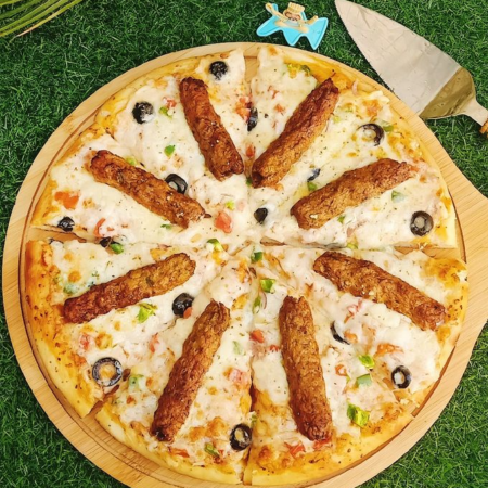 Kabab Crust Pizza