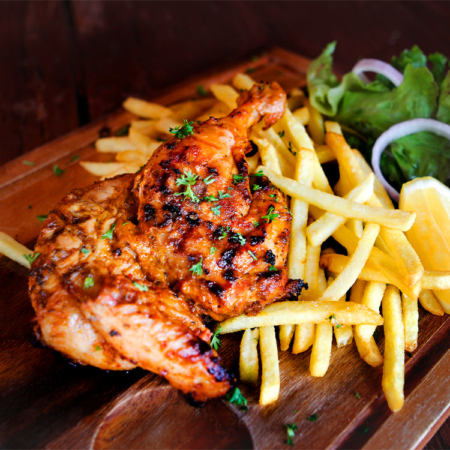 Peri Peri Chicken with Fries 🔥🍗🍟